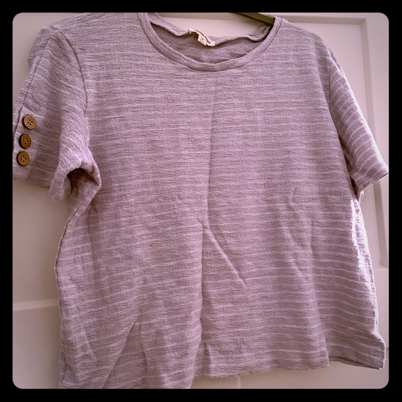 Short sleeve top with button detail - Picture 1 of 6